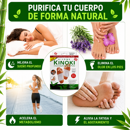 Parches Detox Kinoki para Pies