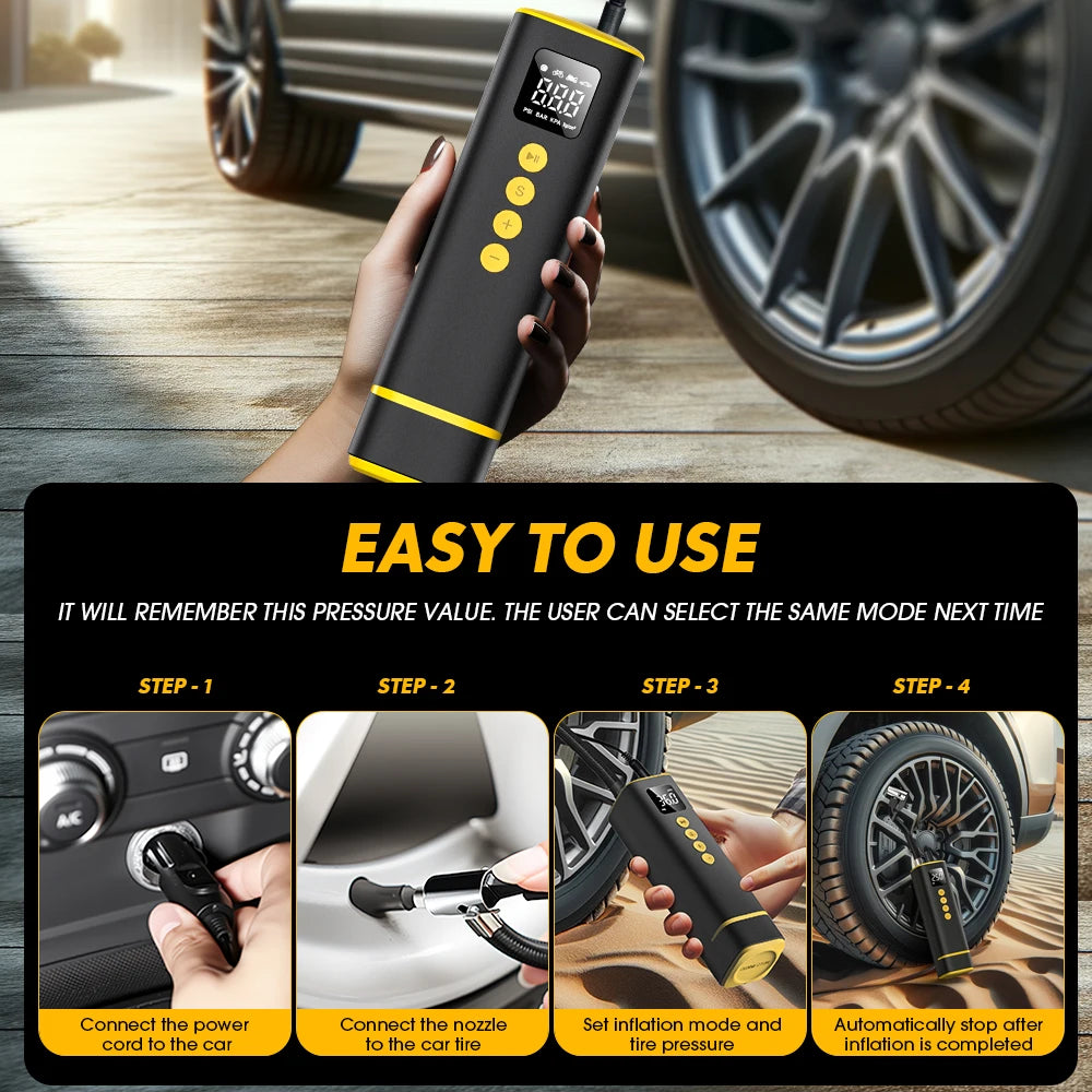 Inflador de neumáticos Carsun de 12 V